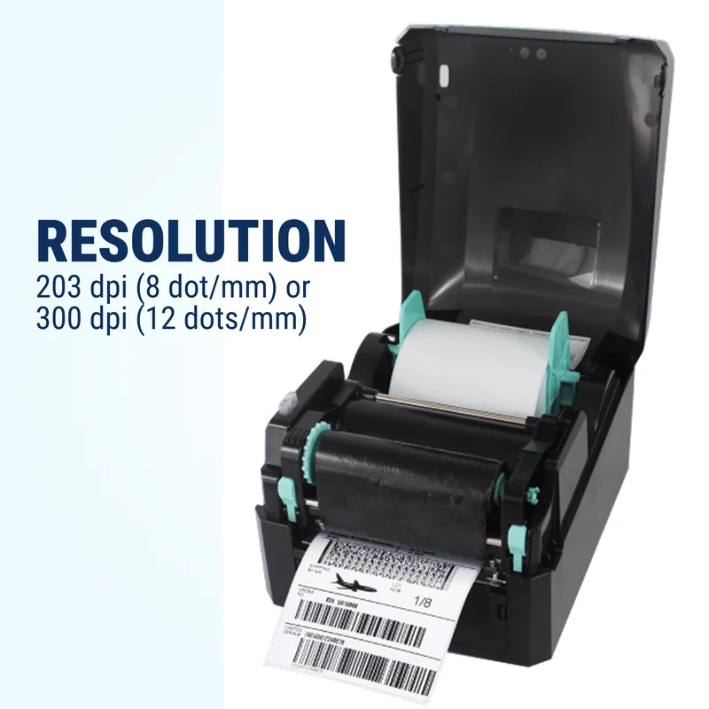 Asset Tag Printer - GoDEX GE330 Desktop Thermal Transfer Barcode Printer 4" 300 DPI