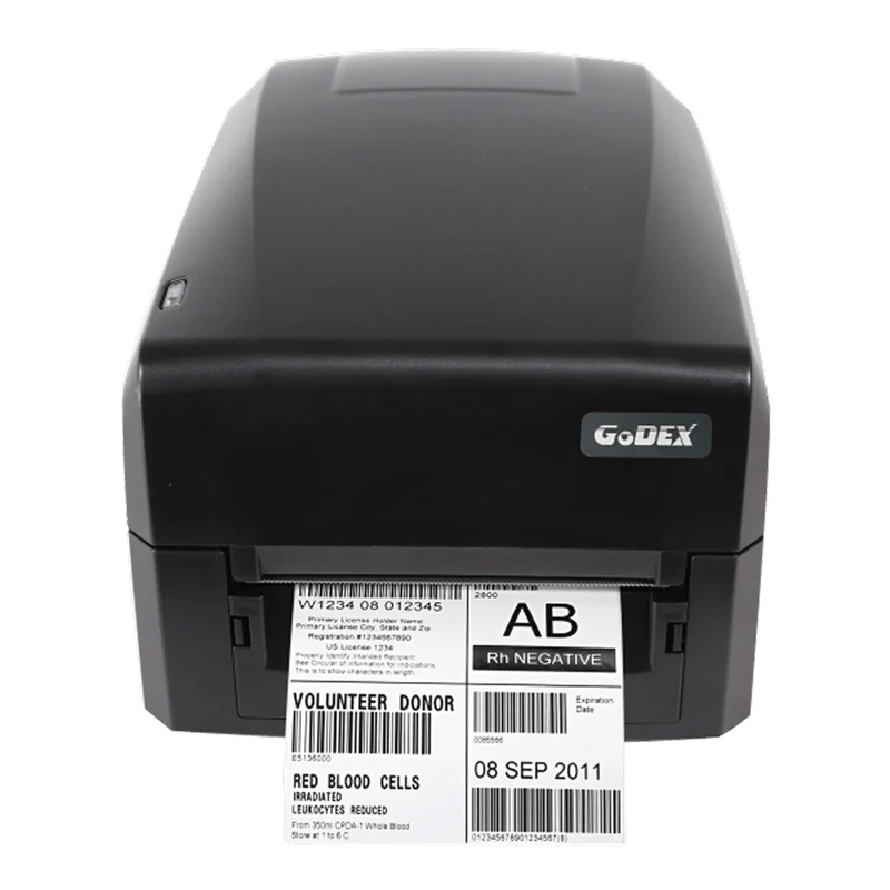 Asset Tag Printer - GoDEX GE330 Desktop Thermal Transfer Barcode Printer 4" 300 DPI