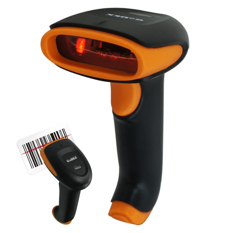 GoDEX GS220 USB Barcode Scanner – 1D Plug-and-Play Scanner for Retail & Warehouse (3-Year Warranty)