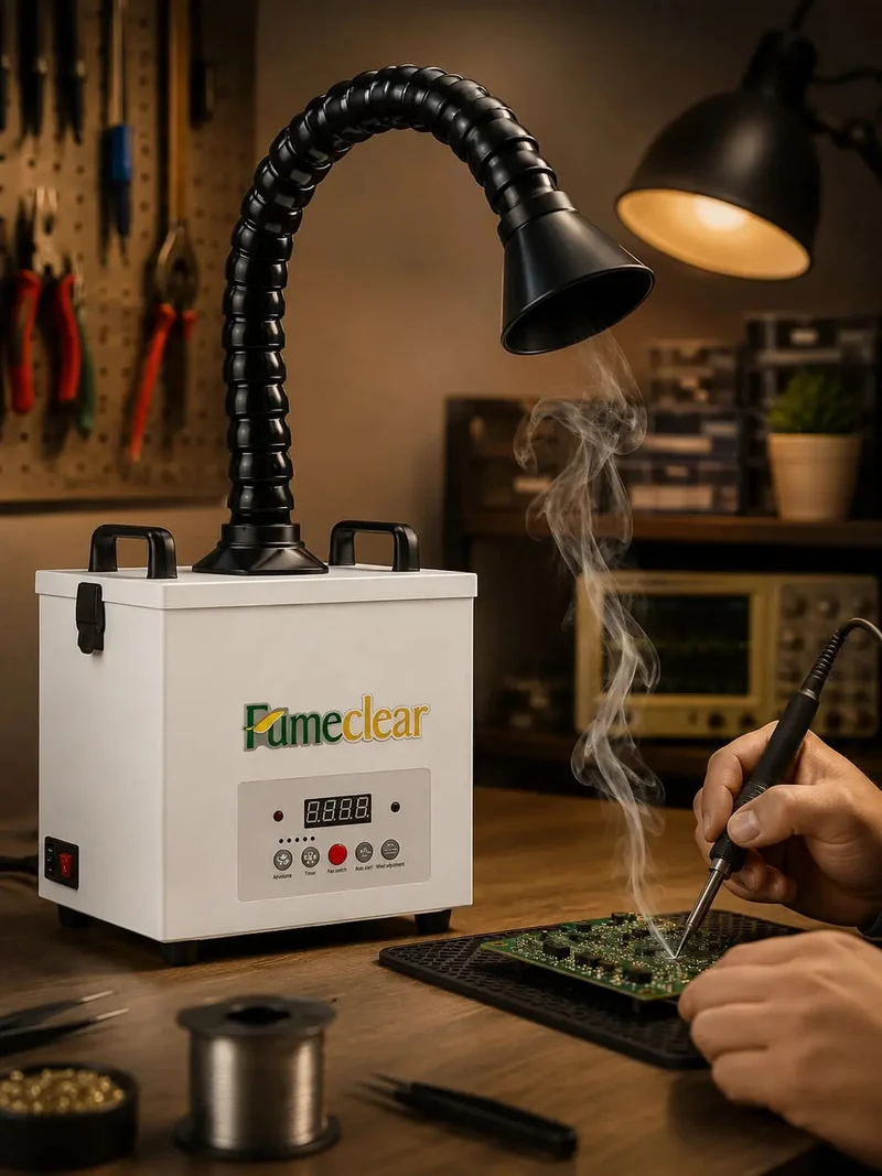 Extracteur de fumée de soudure Fumeclear FC-100A Filtre HEPA à charbon actif