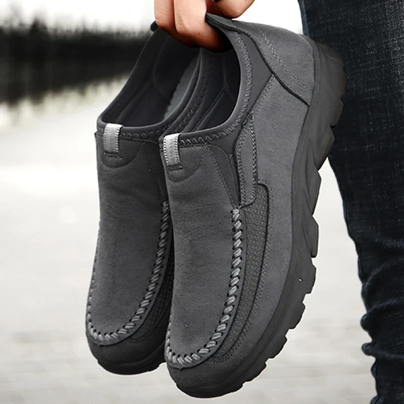 Chaussures Slip-on en Cuir PU - Homme