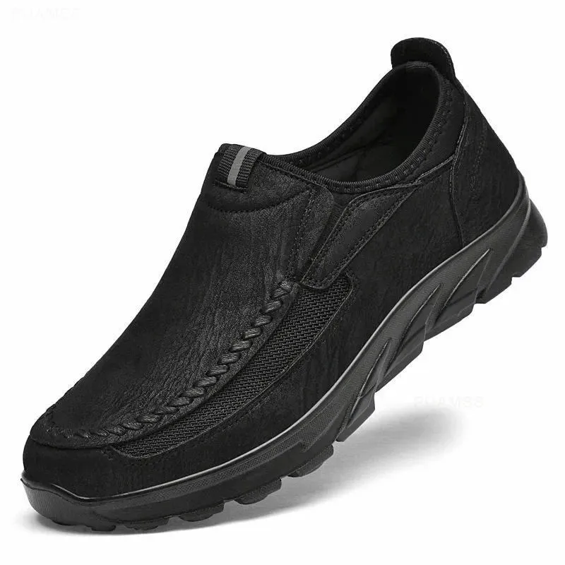 Chaussures Slip-on en Cuir PU - Homme