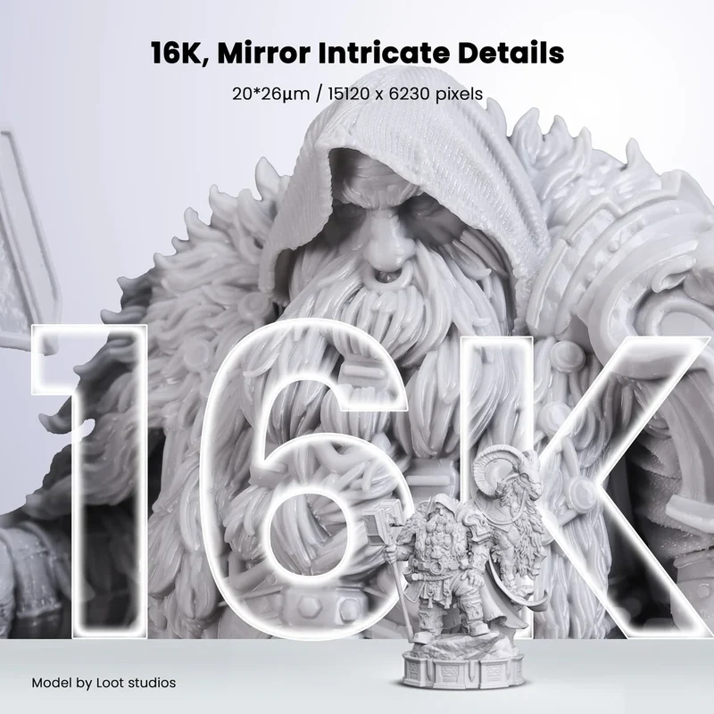 Uniformation GK3 Ultra – Imprimante résine professionnelle grand format 16K avec UV 405 nm