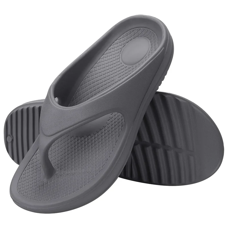 Sandales plates orthopédiques antidérapantes — femme, usage maison, plage et extérieur