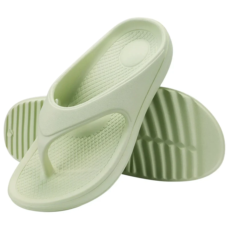 Sandales plates orthopédiques antidérapantes — femme, usage maison, plage et extérieur