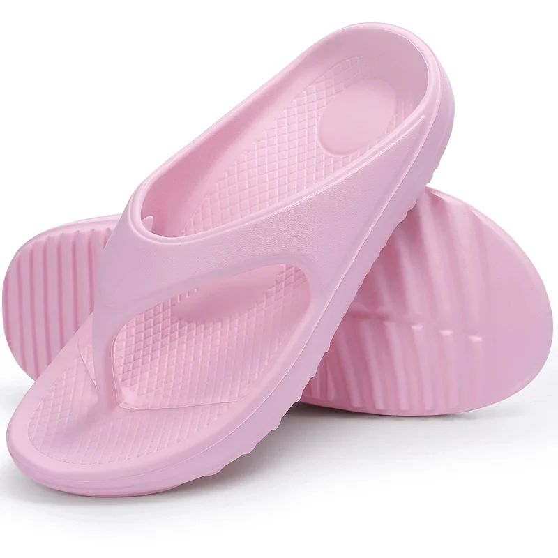 Sandales plates orthopédiques antidérapantes — femme, usage maison, plage et extérieur