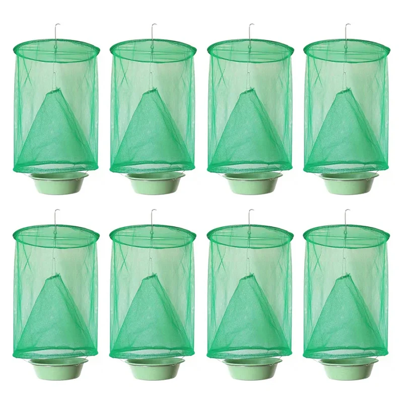 Lot de 4 pièges à mouches écologiques réutilisables