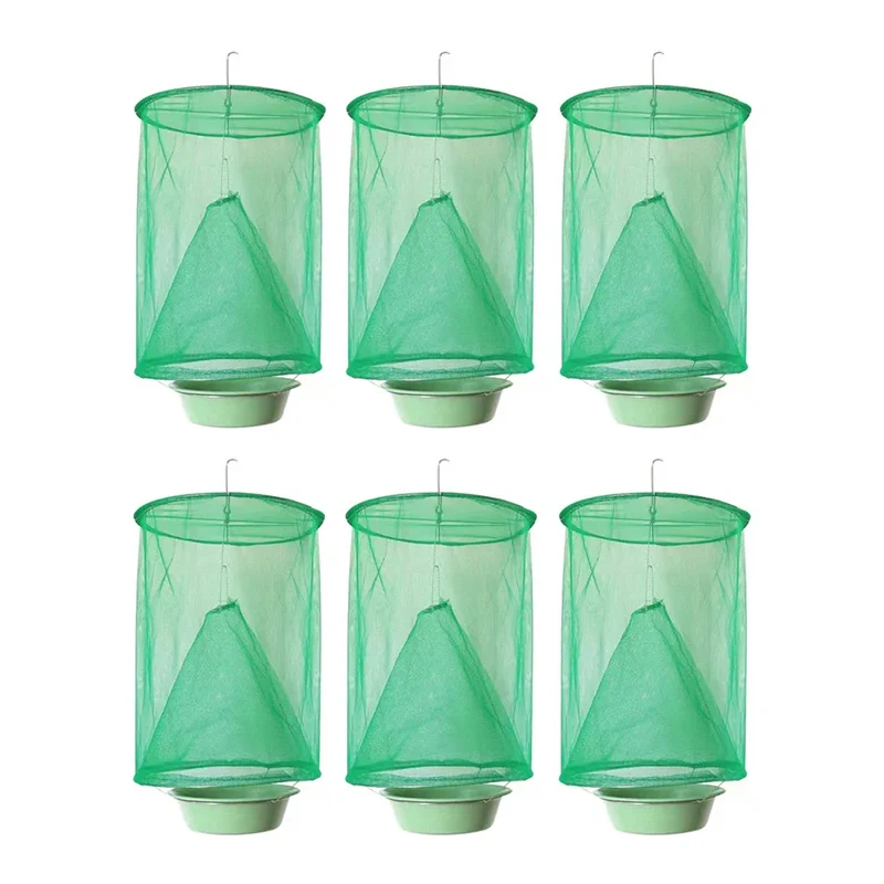 Lot de 4 pièges à mouches écologiques réutilisables