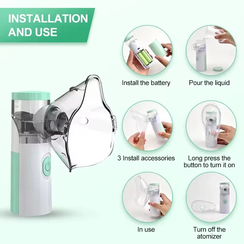 Mini Nébuliseur Médical - Idéal pour maladies respiratoires
