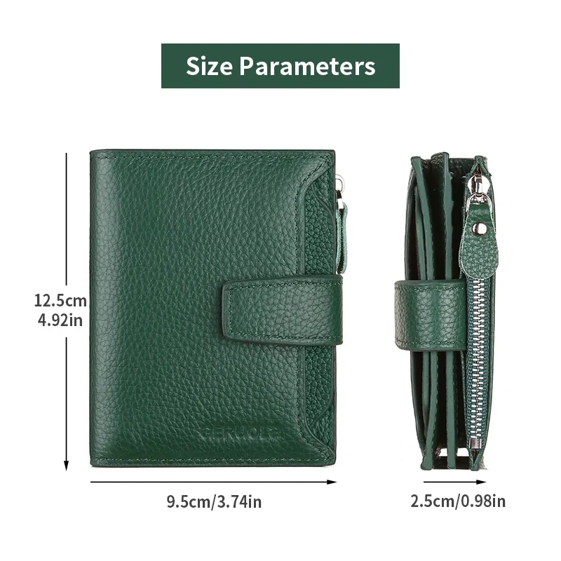 Portefeuille RFID en Cuir PU Grande Capacité