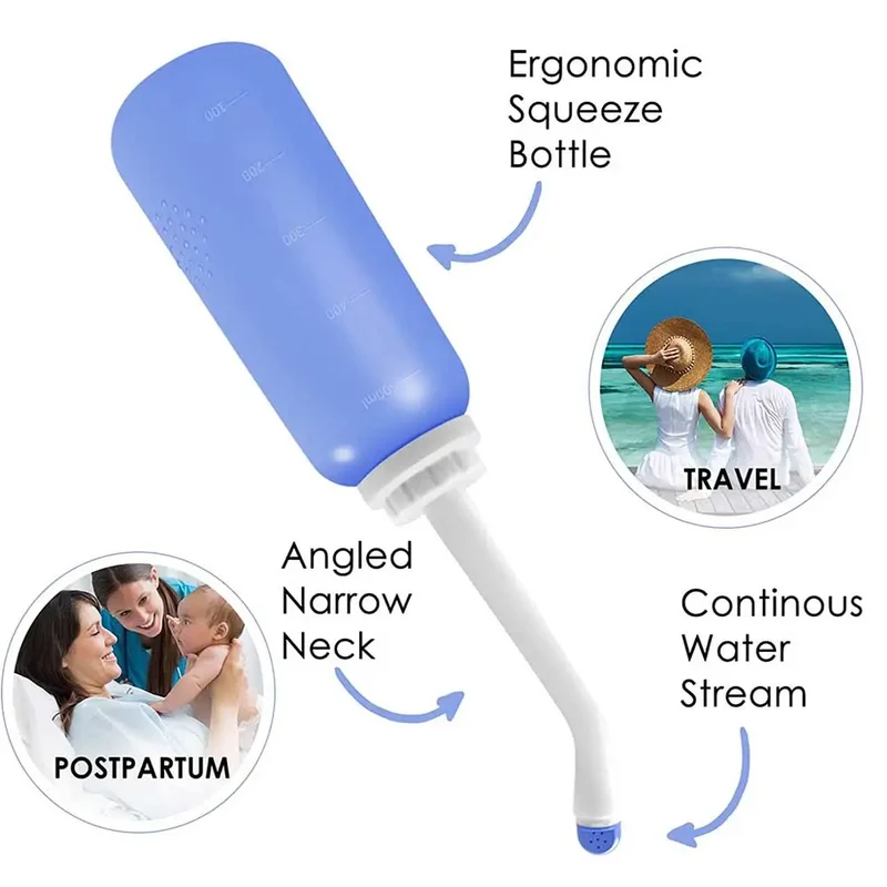 Bidet portable pour hygiène intime - 500ml