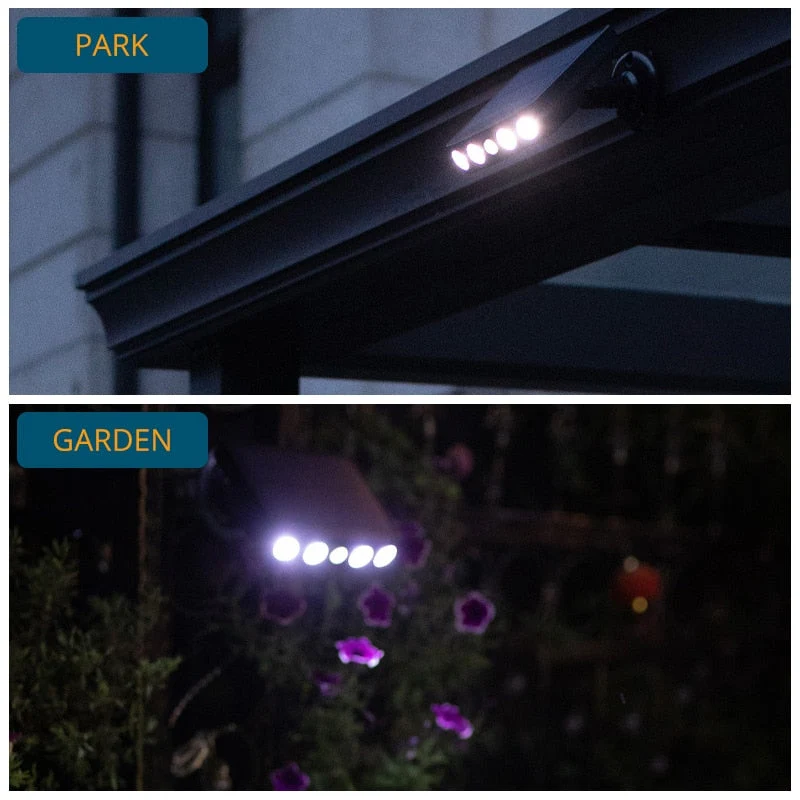 Applique murale LED solaire puissante