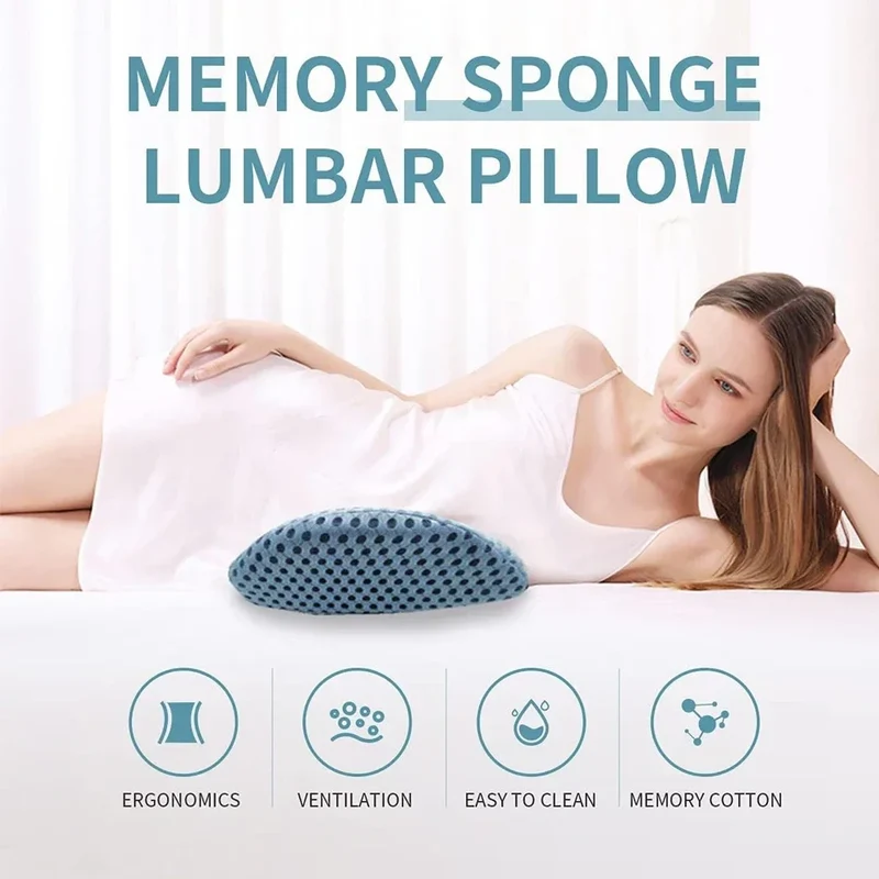 Coussin Support Lombaire en Mousse à mémoire de forme