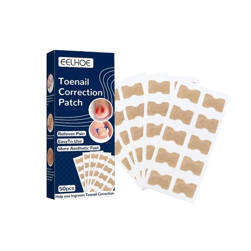 Patchs correcteurs d'ongles incarnés