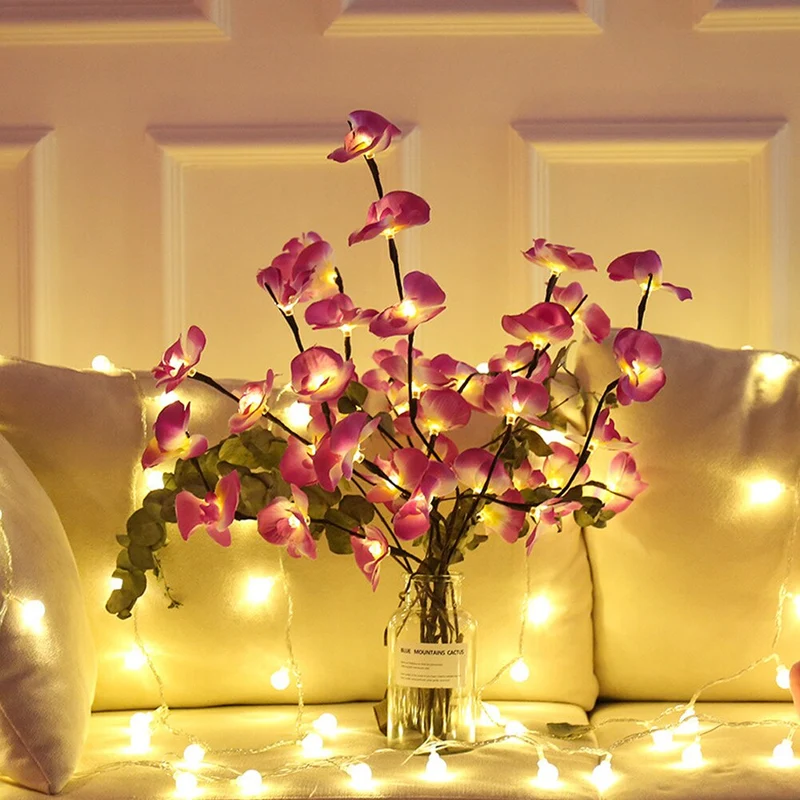 Bouquet d'Orchidées Lumineux