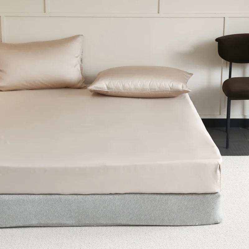 Drap Housse Luxueuse en Soie de Mûrier - 14 Tailles