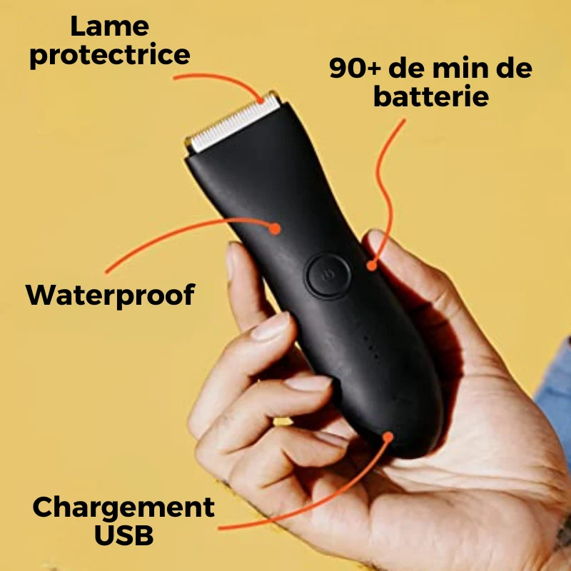 Tondeuse douce et délicate - Parties intimes