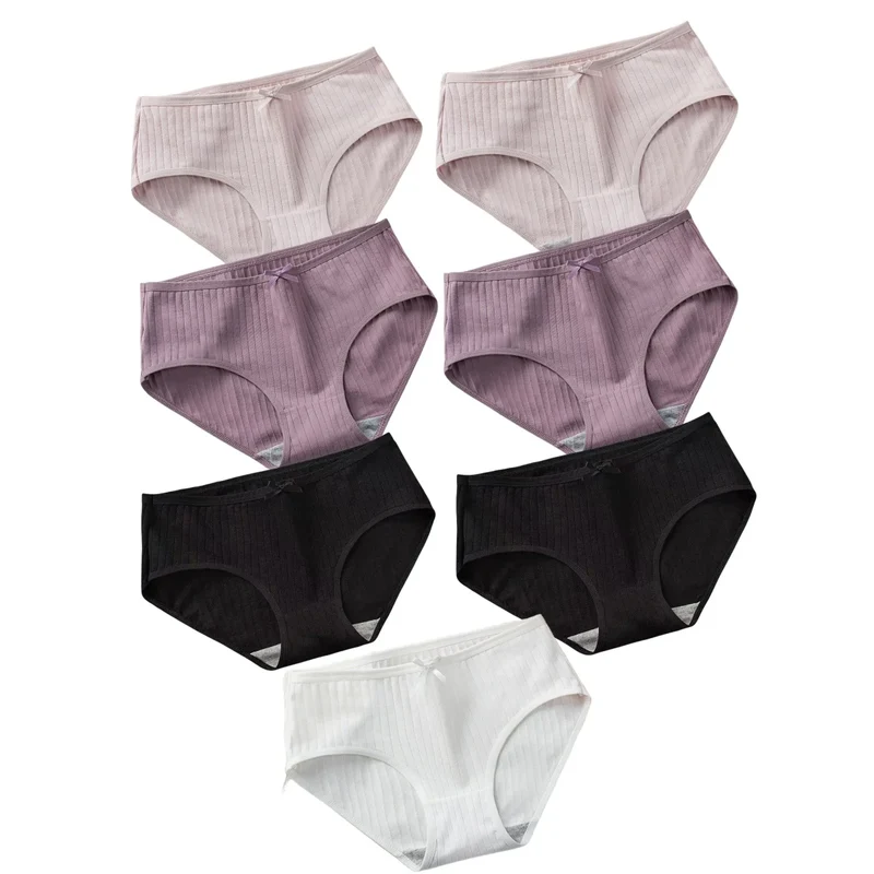 Lot de 7 Culottes en Coton Côtelé - Confort Intime