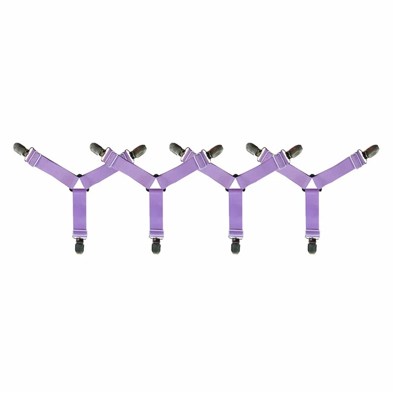 Lot de 4 Attaches Anti Glisse Drap de Dessous