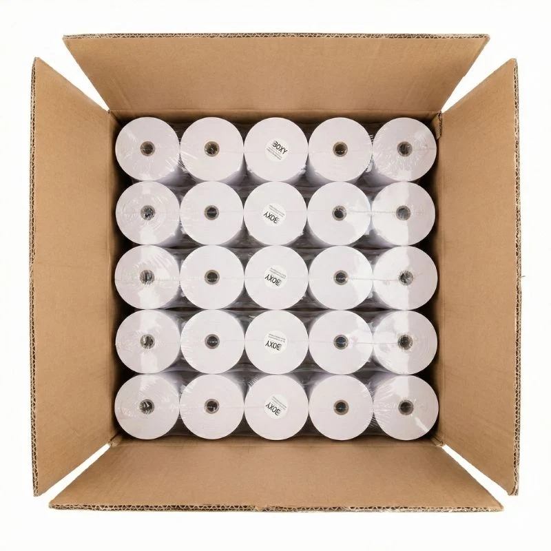 80mm x 80mm Thermal Receipt Rolls - 50 Pack