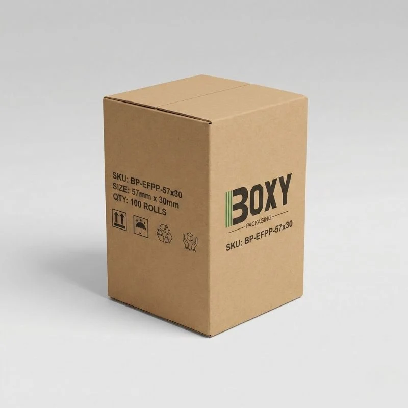 57mm x 30mm Thermal EFTPOS Paper Rolls - 100 Pack