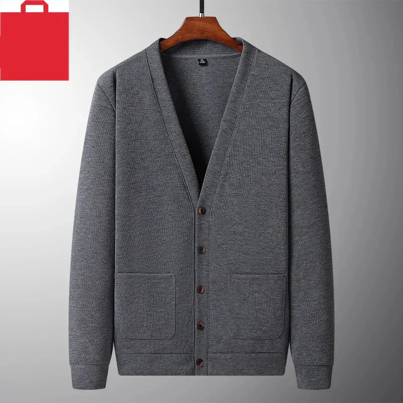 Cardigan épais Col V BASIC - Homme