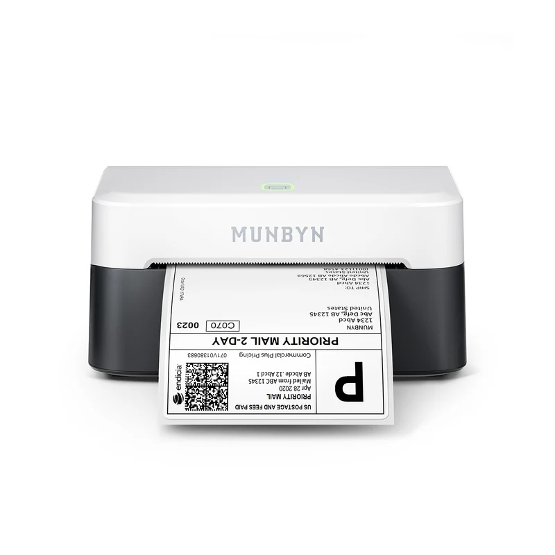 MUNBYN RW403B Bluetooth Thermal Label Printer Kit for Shipping and Product Labeling