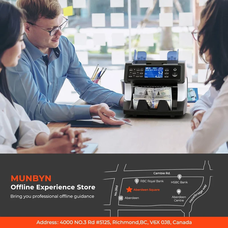MUNBYN IMC01 Mixed Bill Money Counter with UV IR MG Detection
