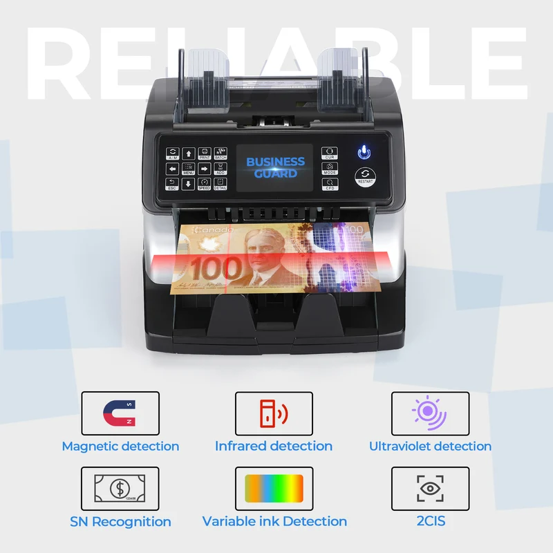 MUNBYN IMC01 Mixed Bill Money Counter with UV IR MG Detection