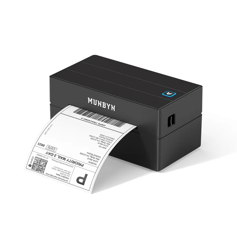 MUNBYN RW130B Bluetooth Thermal Label Printer Kit for Shipping and Basic Labels
