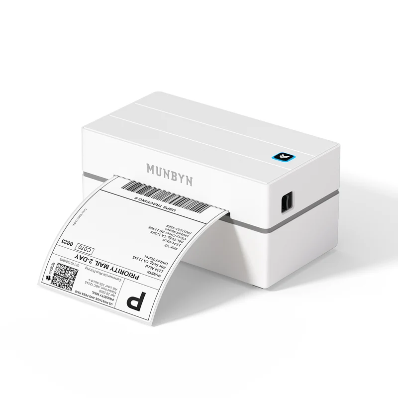 MUNBYN RW130B Bluetooth Thermal Label Printer Kit for Shipping and Basic Labels