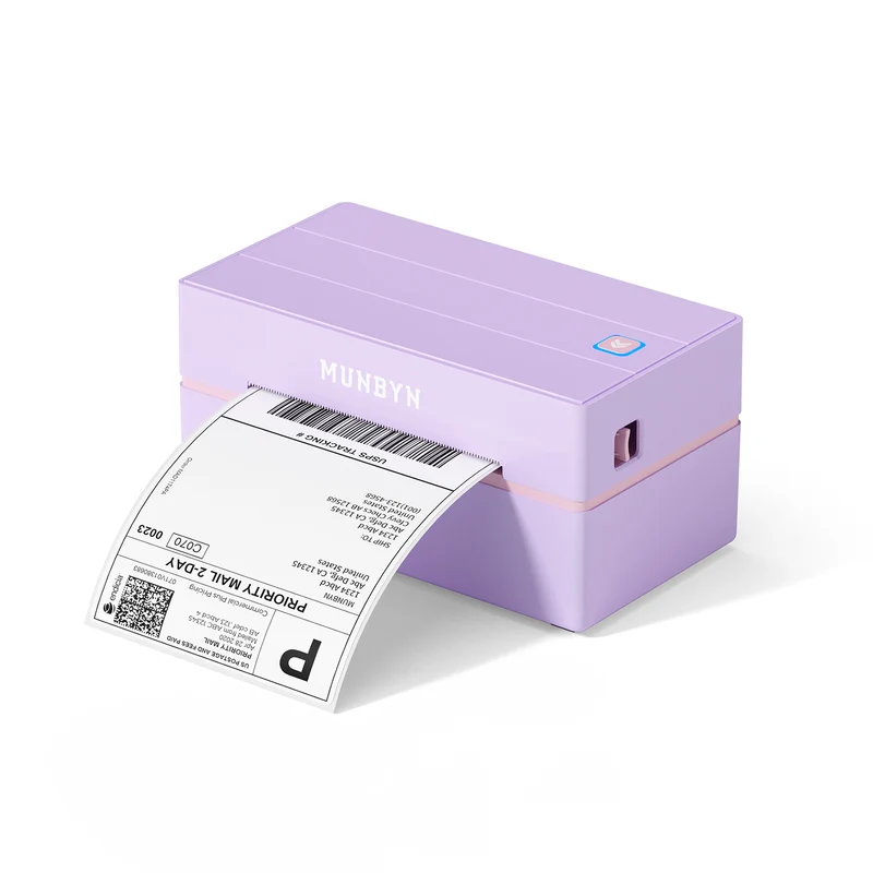 MUNBYN RW130B Bluetooth Thermal Label Printer Kit for Shipping and Basic Labels