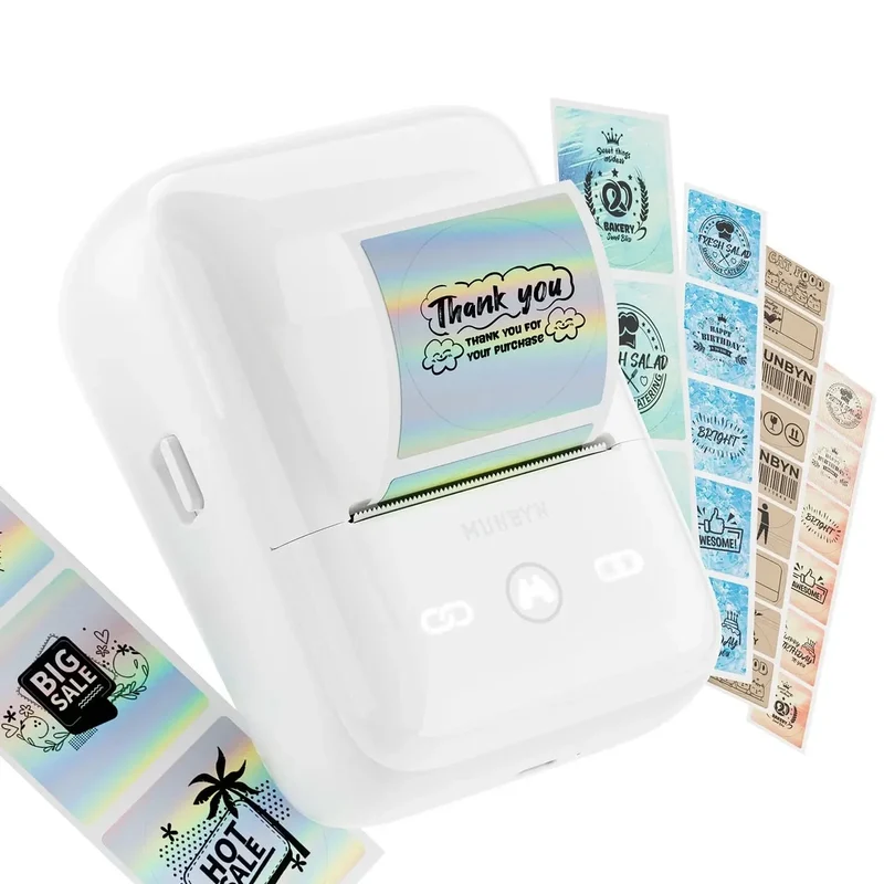 MUNBYN FM226 Bluetooth Portable Label Maker for Small Labels