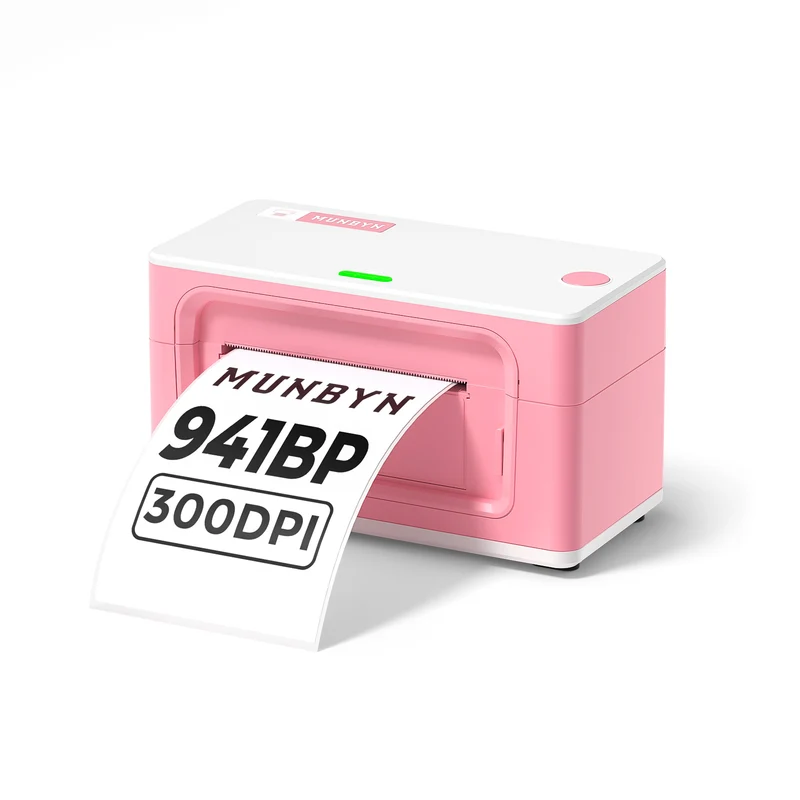 MUNBYN RW941BP 300DPI Thermal Label Printer Kit for Product Labels and Branding