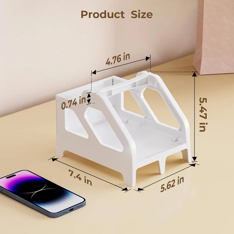 MUNBYN ILH01 Roll and Fan-Fold Label Holder for Shipping Labels