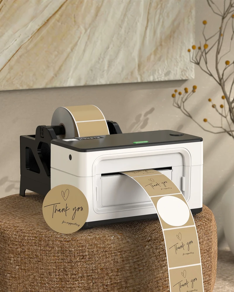MUNBYN 2" Circle Direct Thermal Labels for Product, Logo and Multi-Purpose Stickers