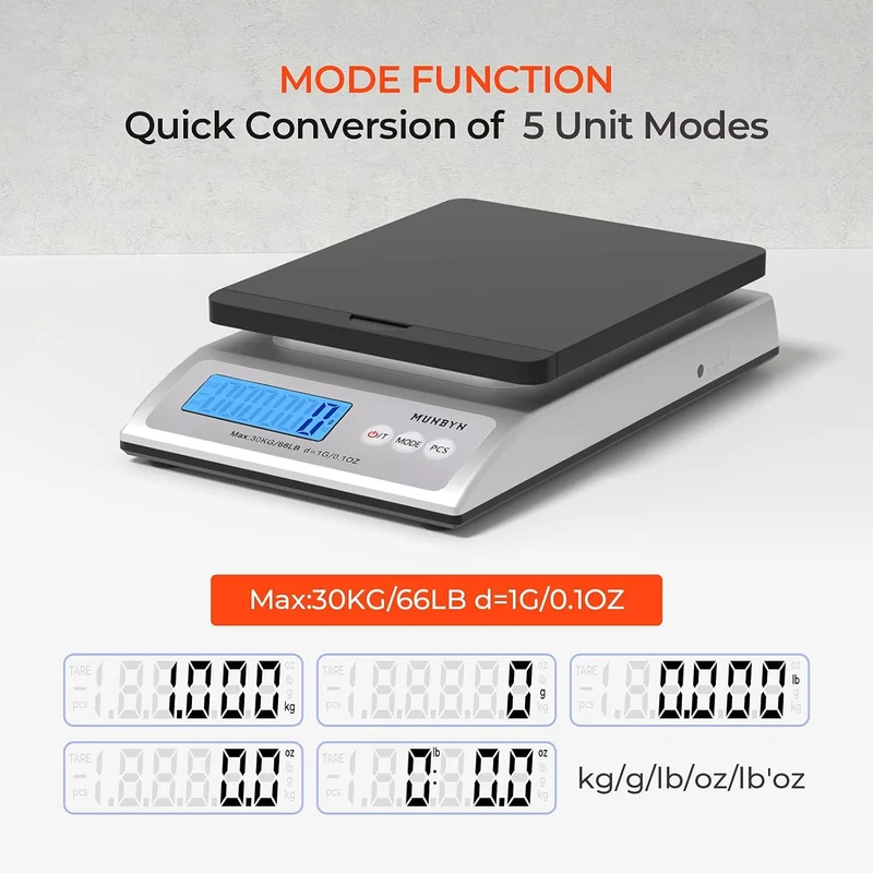 MUNBYN IPS01 Digital Postal Scale for Shipping and Small Business