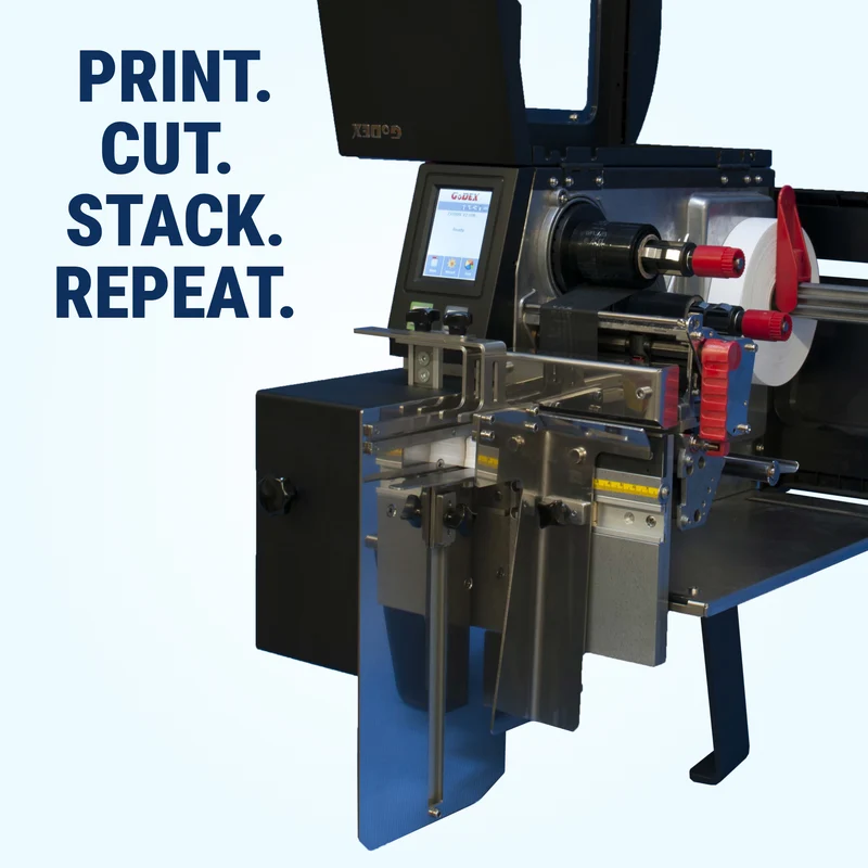 Cutter Stacker for GoDEX ZX1000i Thermal Transfer Printer – 300 DPI