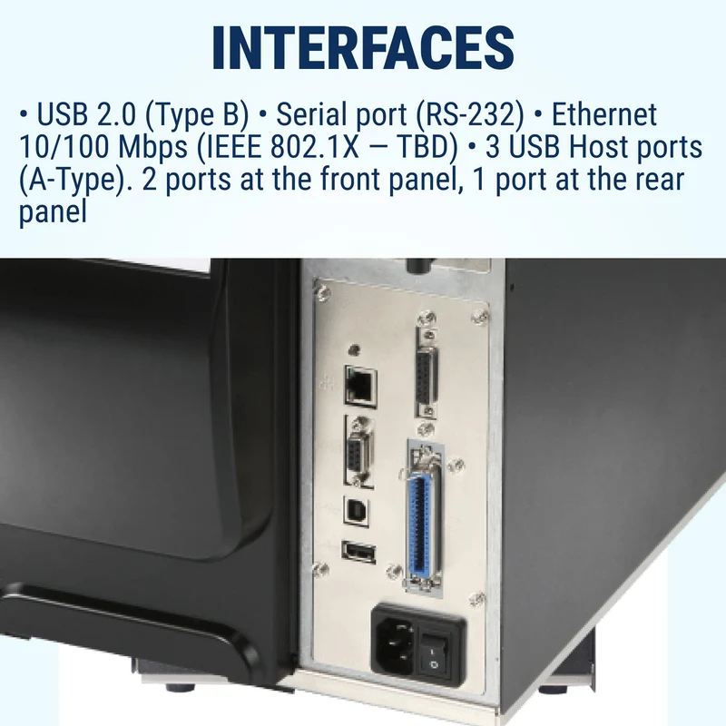 GoDEX ZX1600i+ Thermal Printer – 4" 600 DPI Precision Industrial Label Printer with 3-Year Warranty