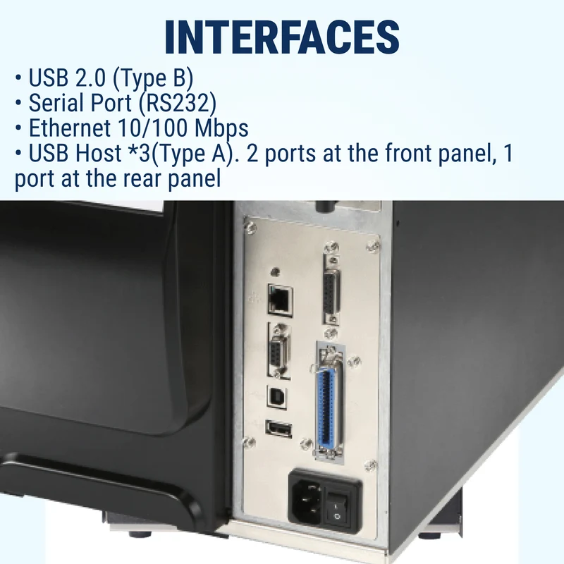 GoDEX ZX1300i+ Thermal Printer – 4" 300 DPI | 2-in-1 Industrial Label Printer - 3-Year Warranty