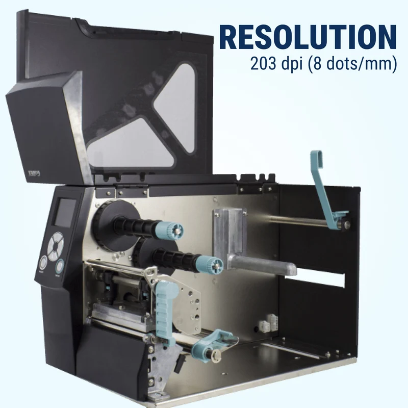 GoDEX ZX420i+ Thermal Printer – 4" 2-in-1 Industrial Label Printer with Color Display - 203 DPI