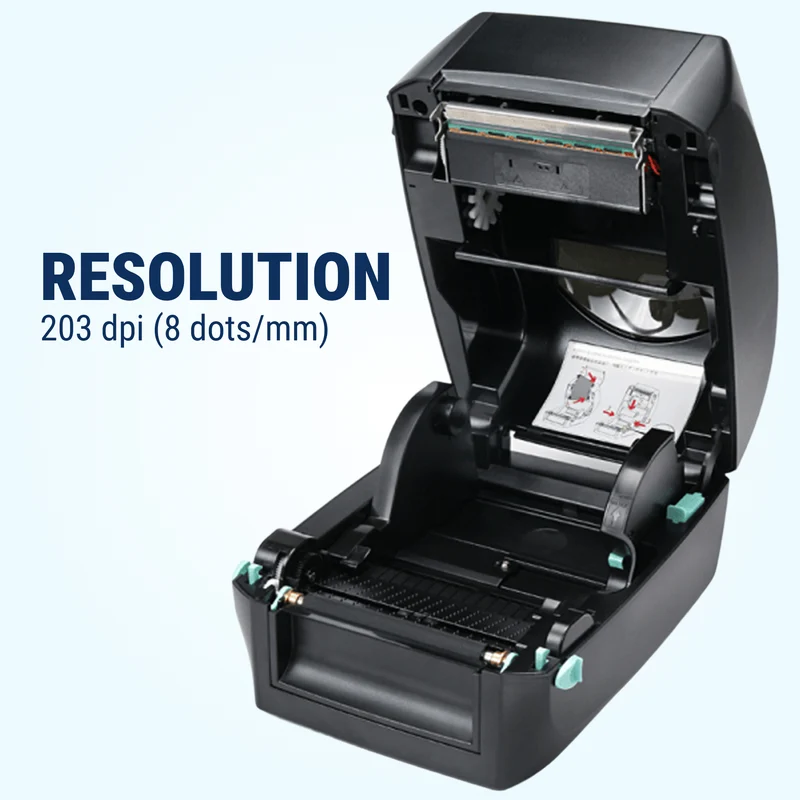 GoDEX RT700i+ Thermal Printer 4", Color Display, 203 dpi