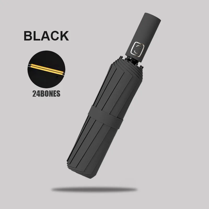 Grand Parapluie Automatique Antivent – 24 Baleines solides