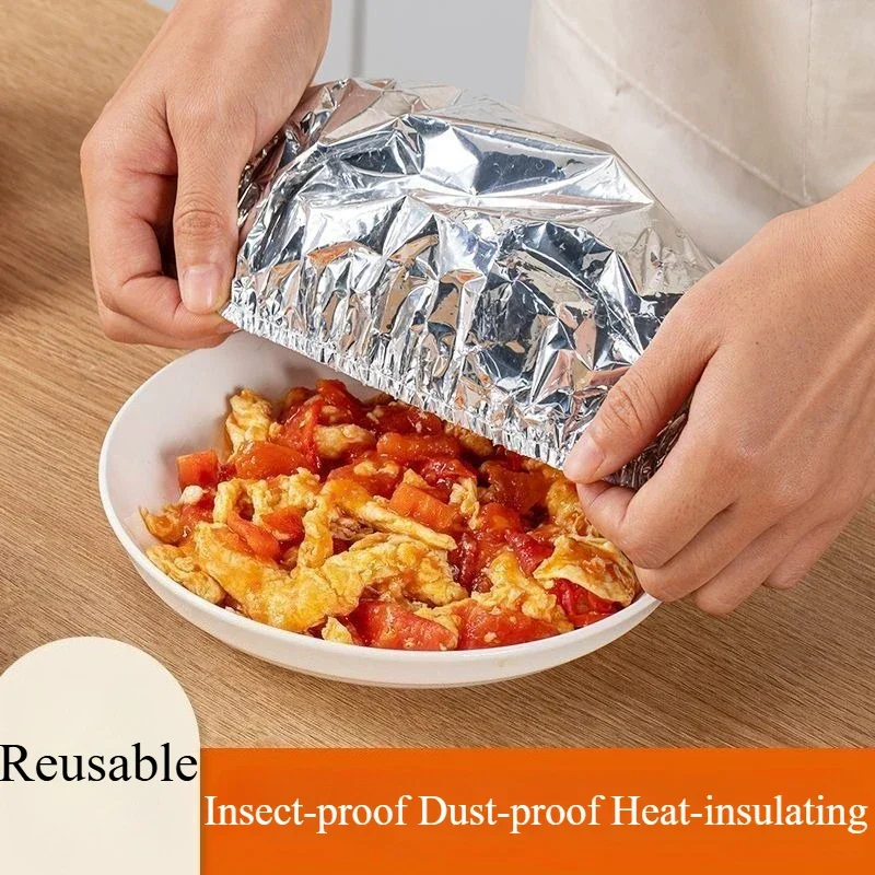 50x Couvre-Plats Réutilisables Isolants