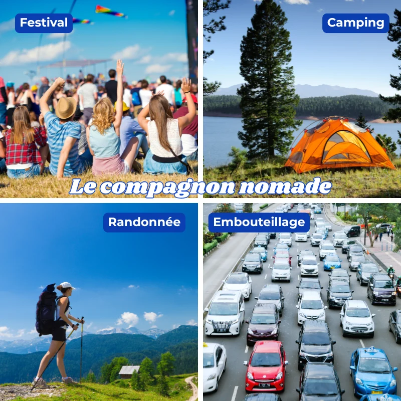 Urinoir Portable Rétractable 750ml – Voiture & Camping