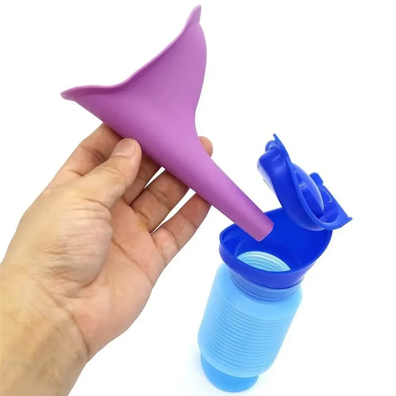 Urinoir Portable Rétractable 750ml – Voiture & Camping