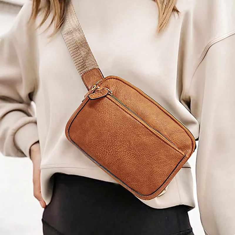 Sac Banane Élégant en Simili Cuir – Bandoulière Réglable