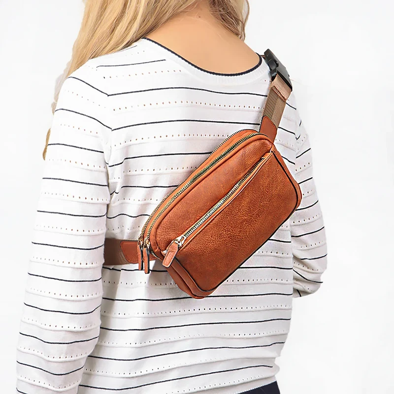 Sac Banane Élégant en Simili Cuir – Bandoulière Réglable