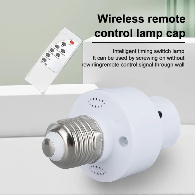 Douille LED E27 avec Télécommande et Minuterie