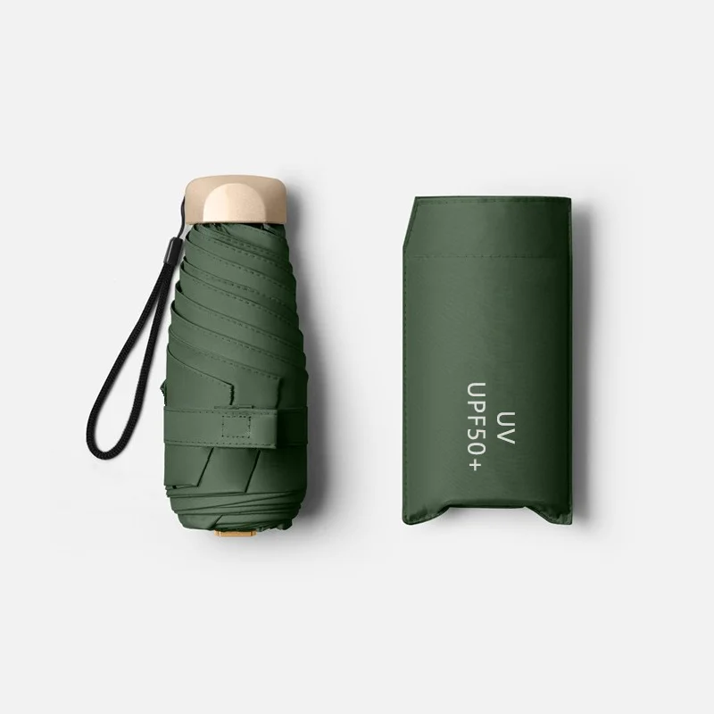 Mini Parapluie de Poche ULTRA léger en Vinyle Pliable